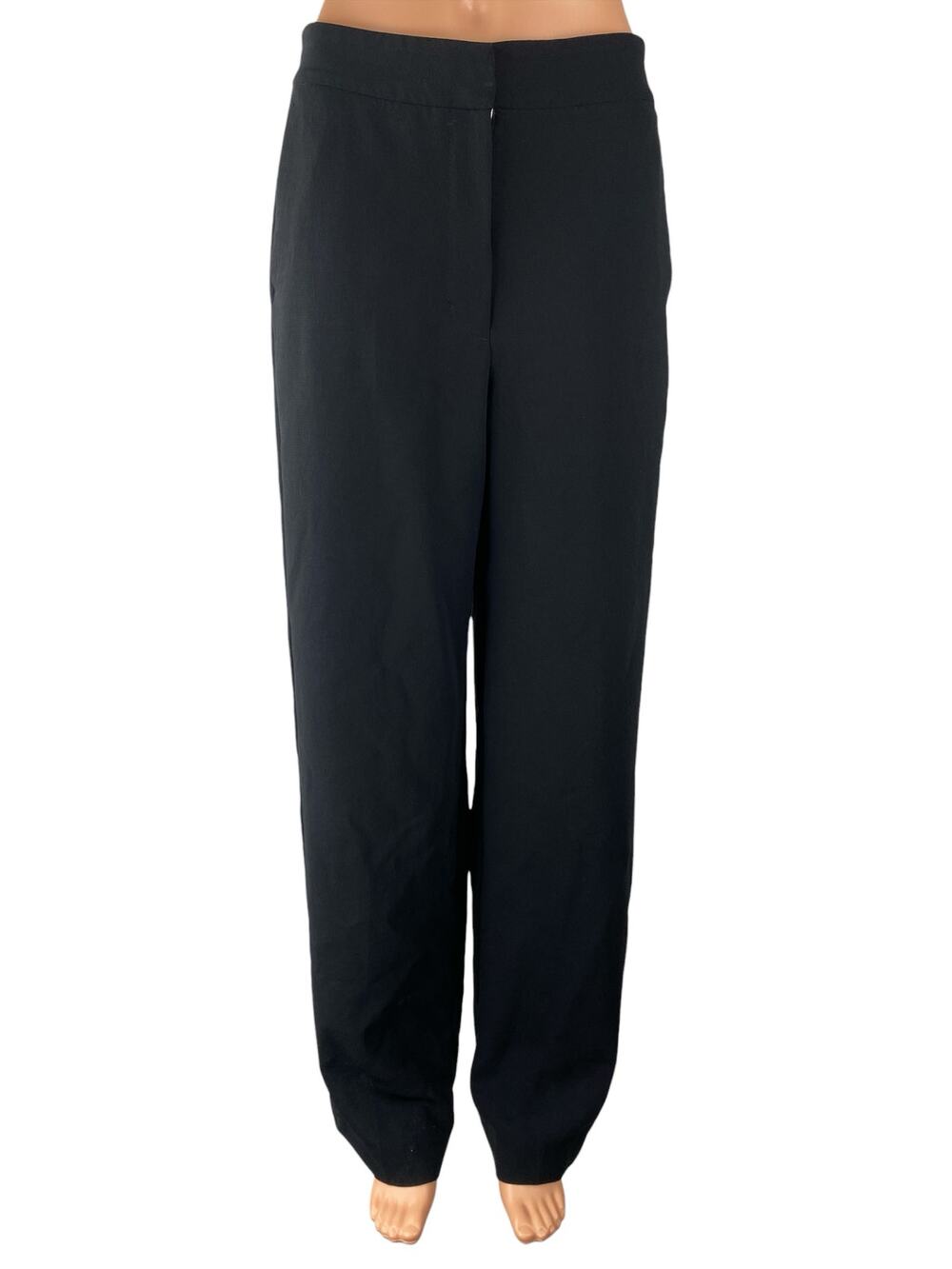 Aritzia Wilfred Women's Black High Rise Palazzo Wild Leg Trousers Dress Pants 6